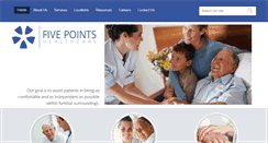 Desktop Screenshot of fivepointshc.com